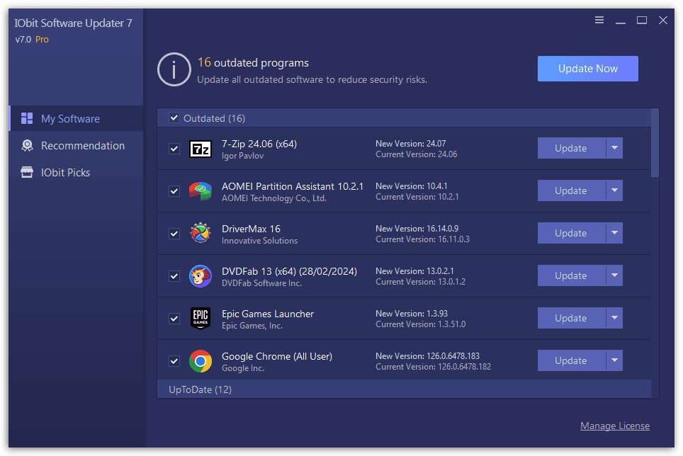 IObit Software Updater Pro